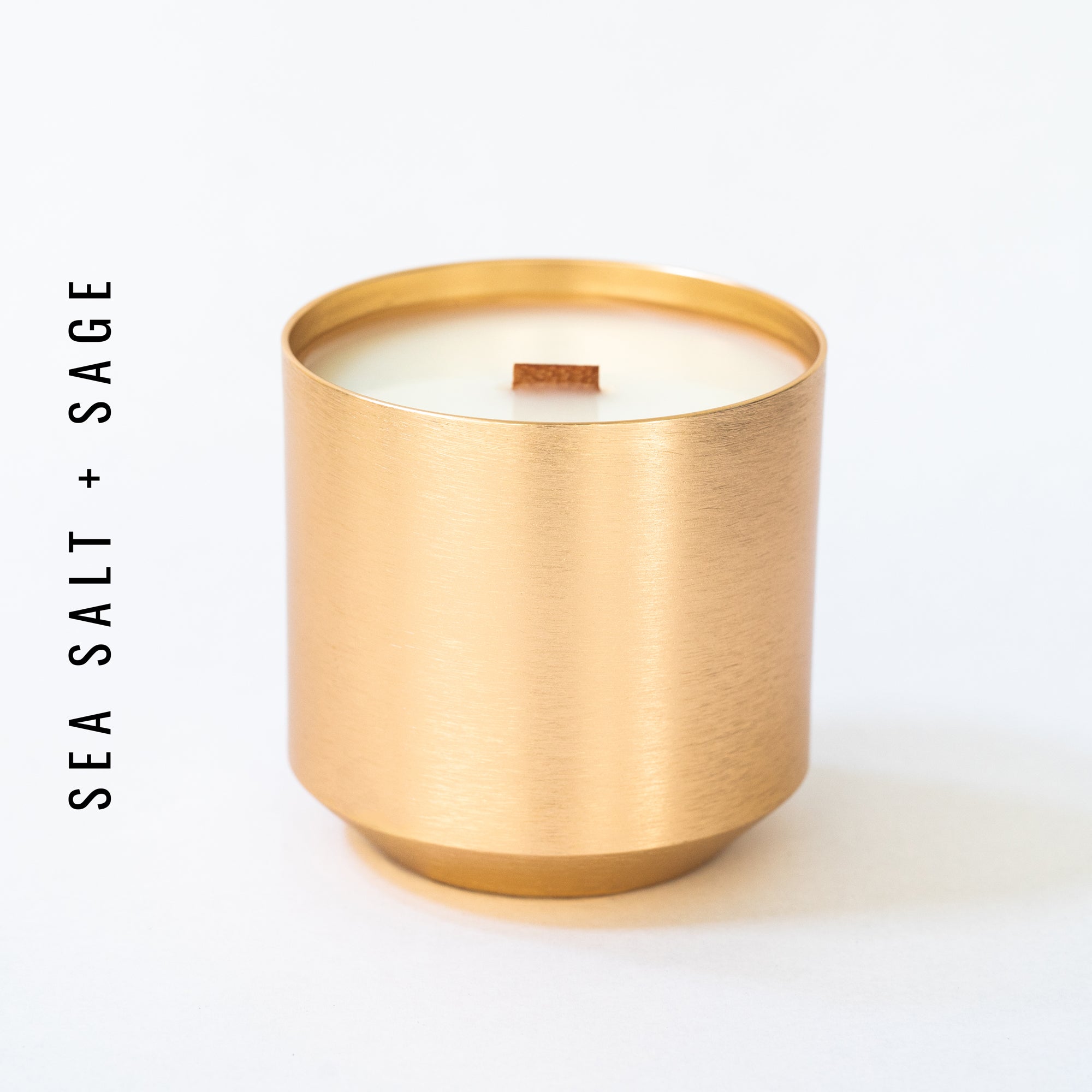 Sea Salt + Sage // 10 oz // Gold