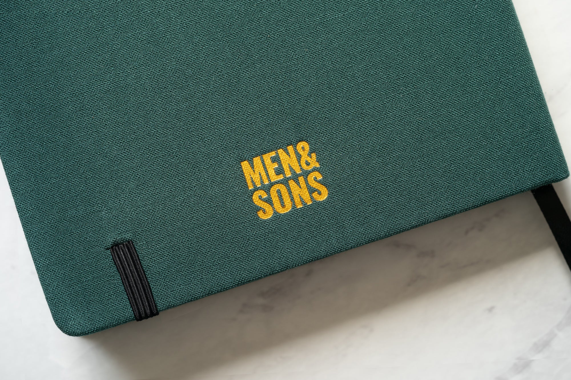 Linen Hard Cover Notebook - Green