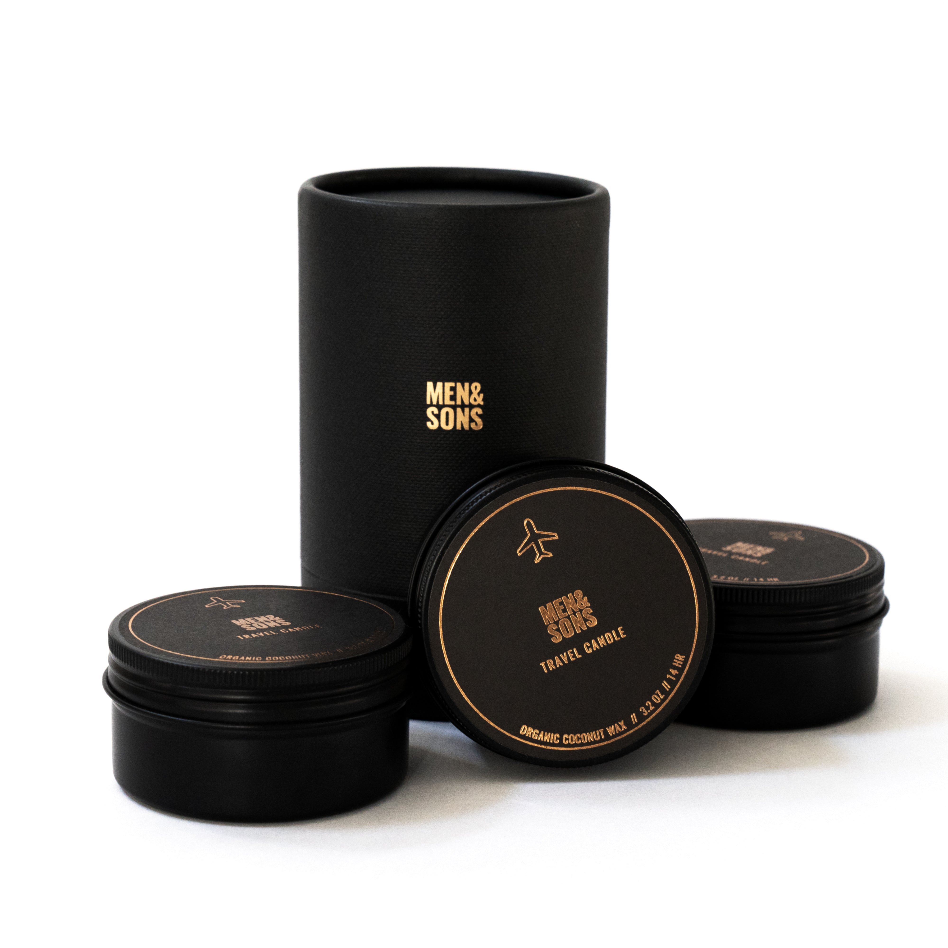 3 Pc Travel Candle Set