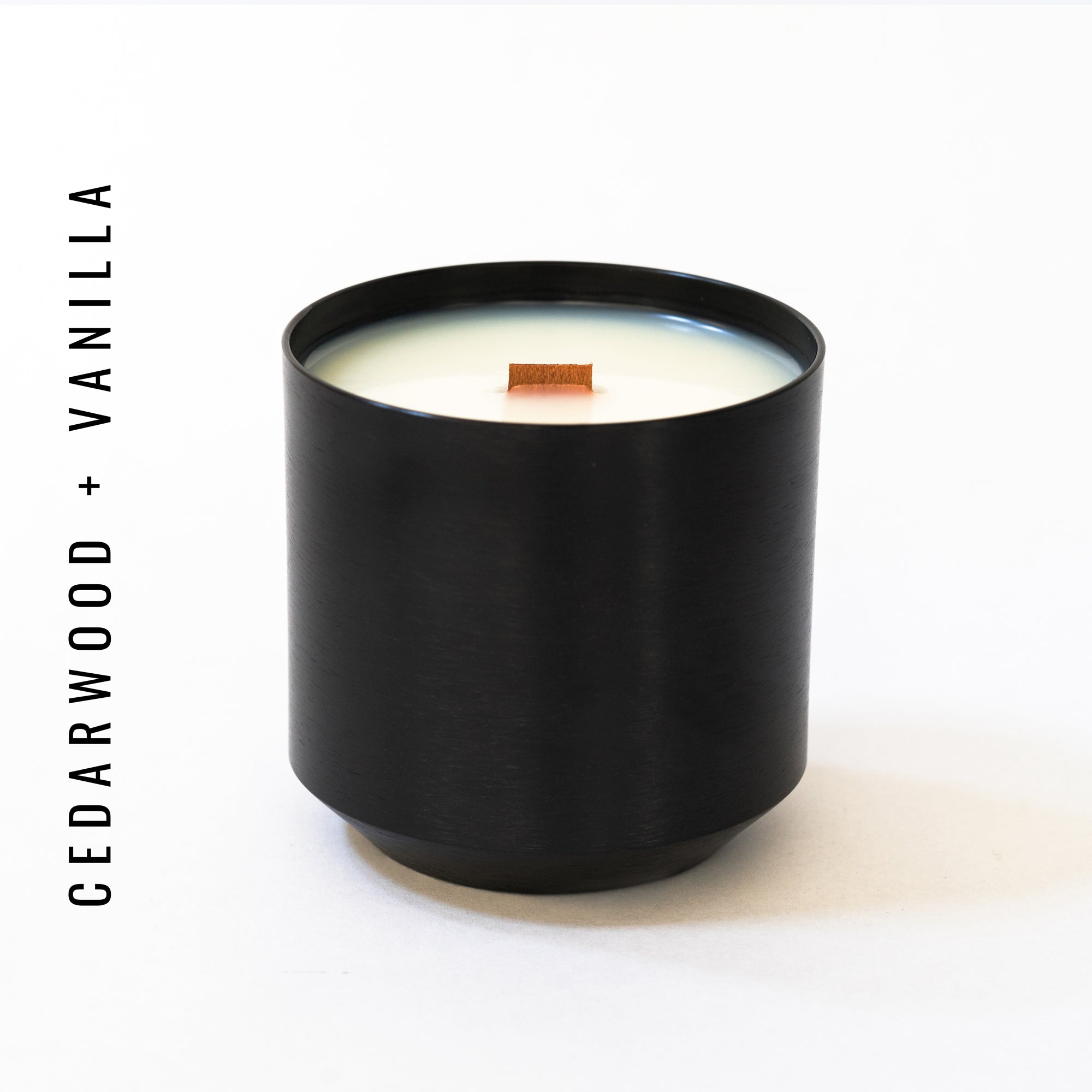 Cedarwood + Vanilla   //  10 oz   //  Black